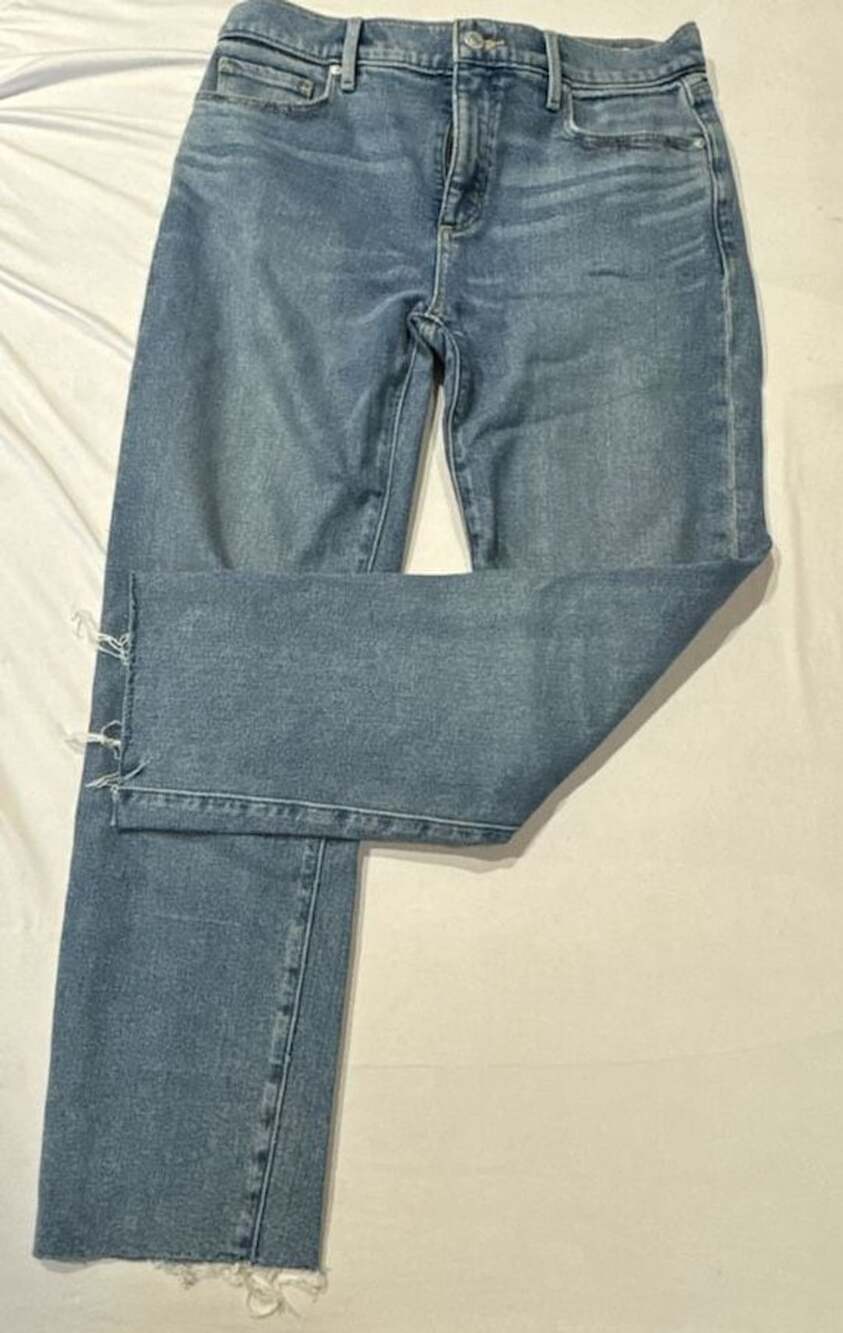 MADEWELL LOFT The Slim Raw Hem Denim Jeans Size 27/4